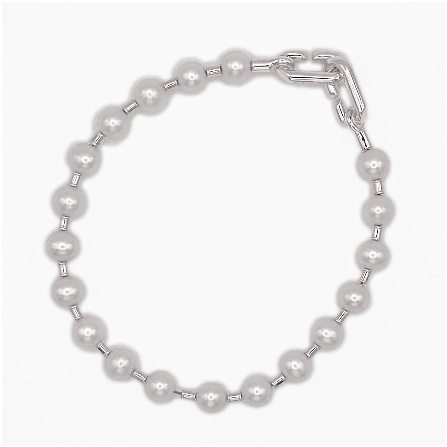 新品仕上済 Tiffany&Co. ティファニー ハードウェア パール ブレスレット 9.2g 925