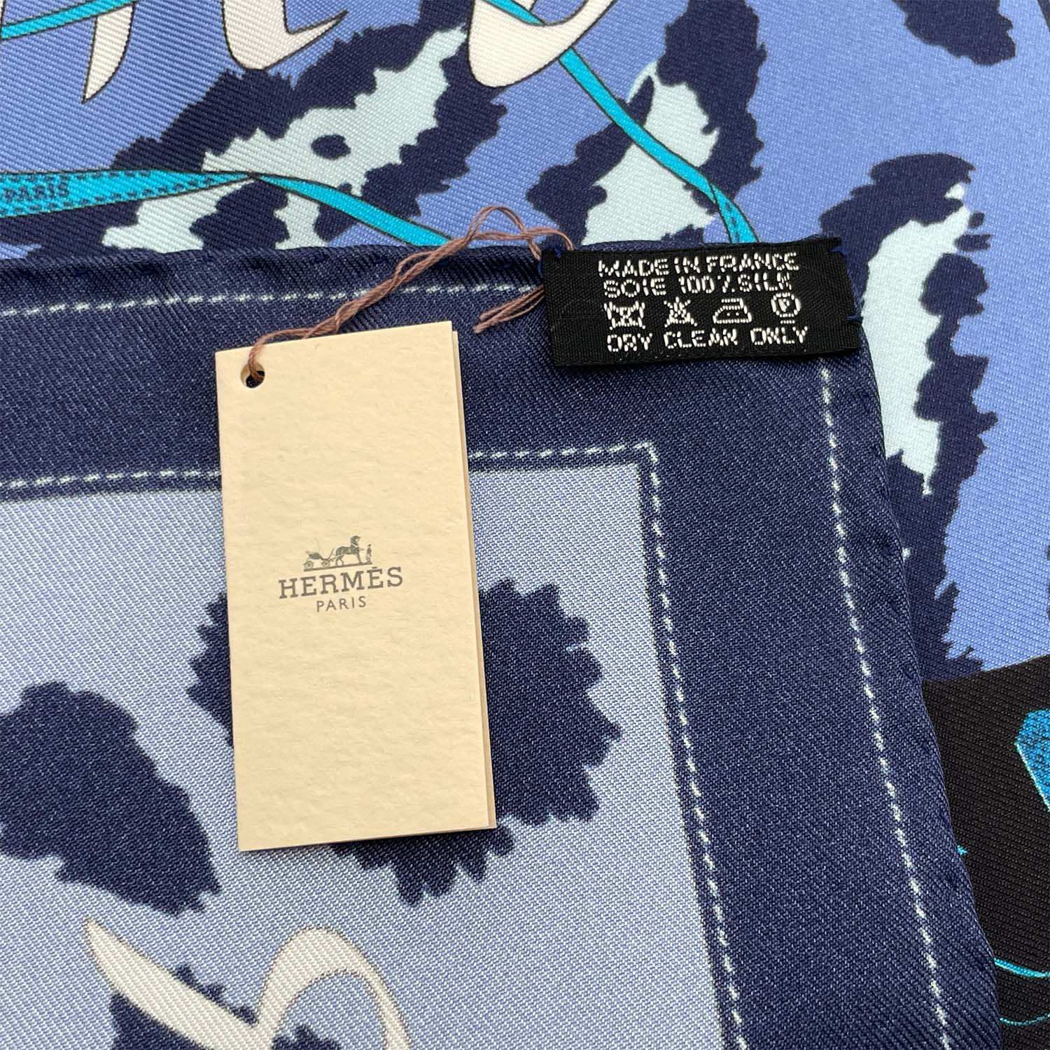 HERMES エルメス プチ・カレ Monsieur et Madame ムッシュ&マダム ミニスカーフ