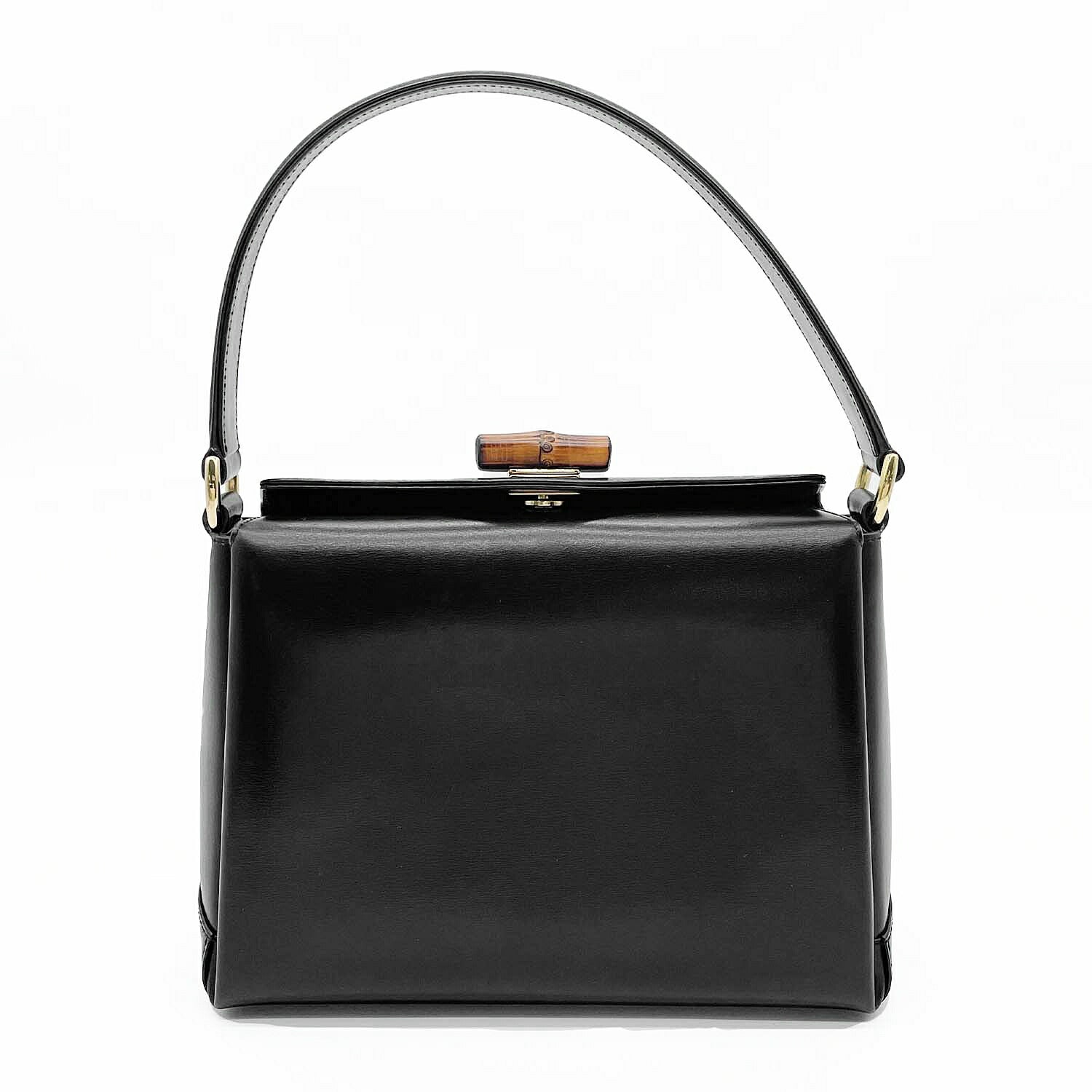GUCCI グッチ バンブー ターンロック ハンドバッグ オールド ヴィンテージ