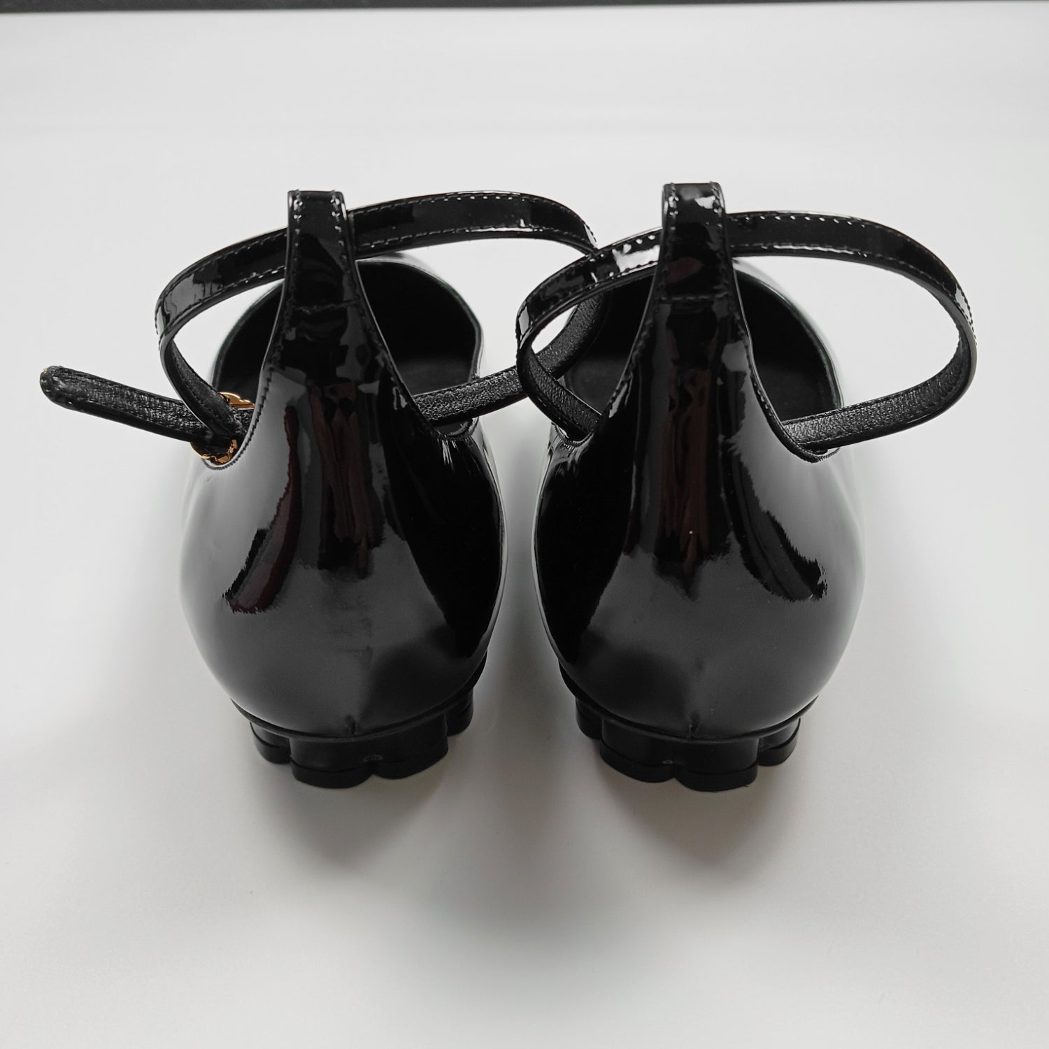 Salvatore Ferragamo フェラガモ アンクルストラップ バレエシューズ 8.5 B
