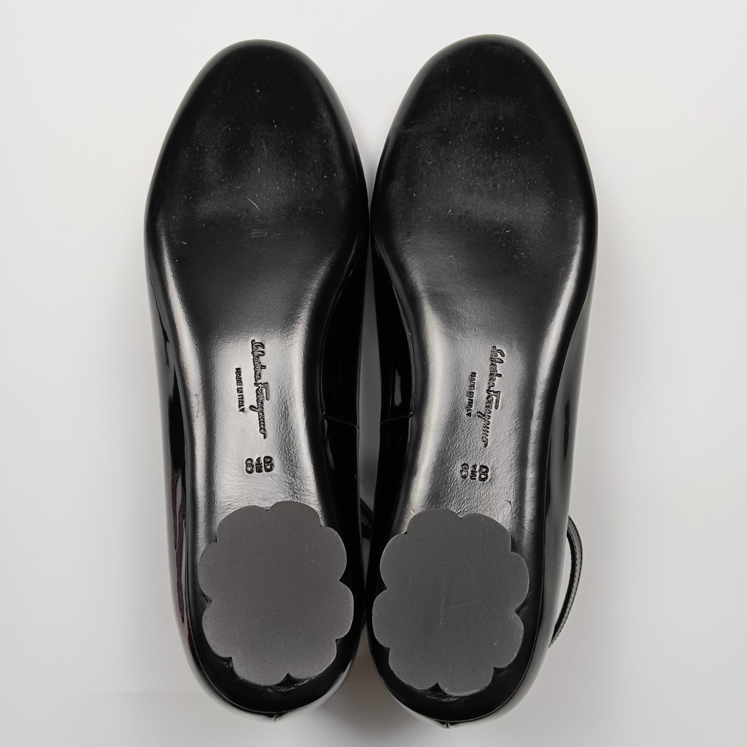 Salvatore Ferragamo フェラガモ アンクルストラップ バレエシューズ 8.5 B