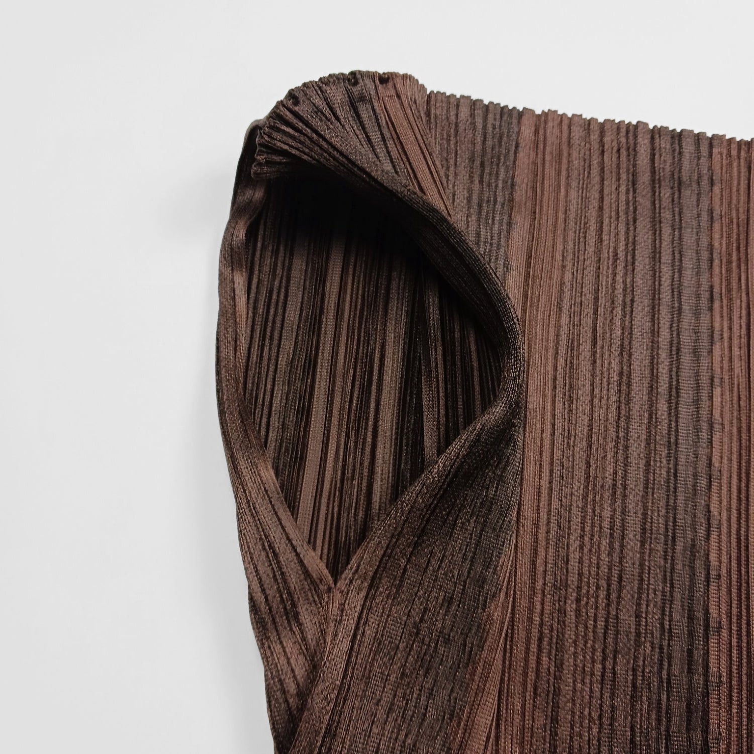 ISSEY MIYAKE PLEATS PLEASE カーディガン ボレロ 日本製 ブラウン