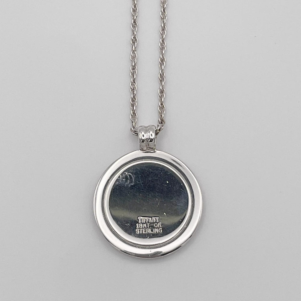 Tiffany&Co. T&Cコイン コンビ ネックレス SV925 18KT.ON