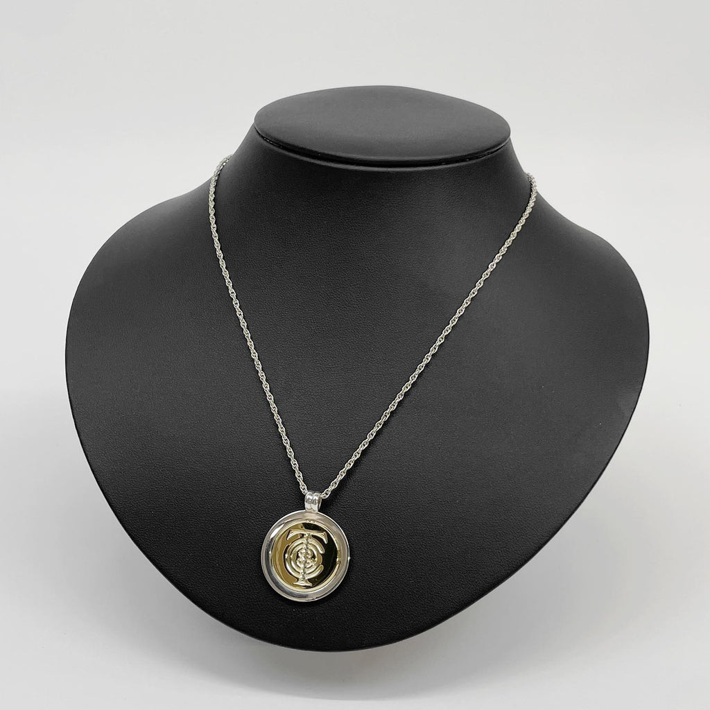 Tiffany&Co. T&Cコイン コンビ ネックレス SV925 18KT.ON