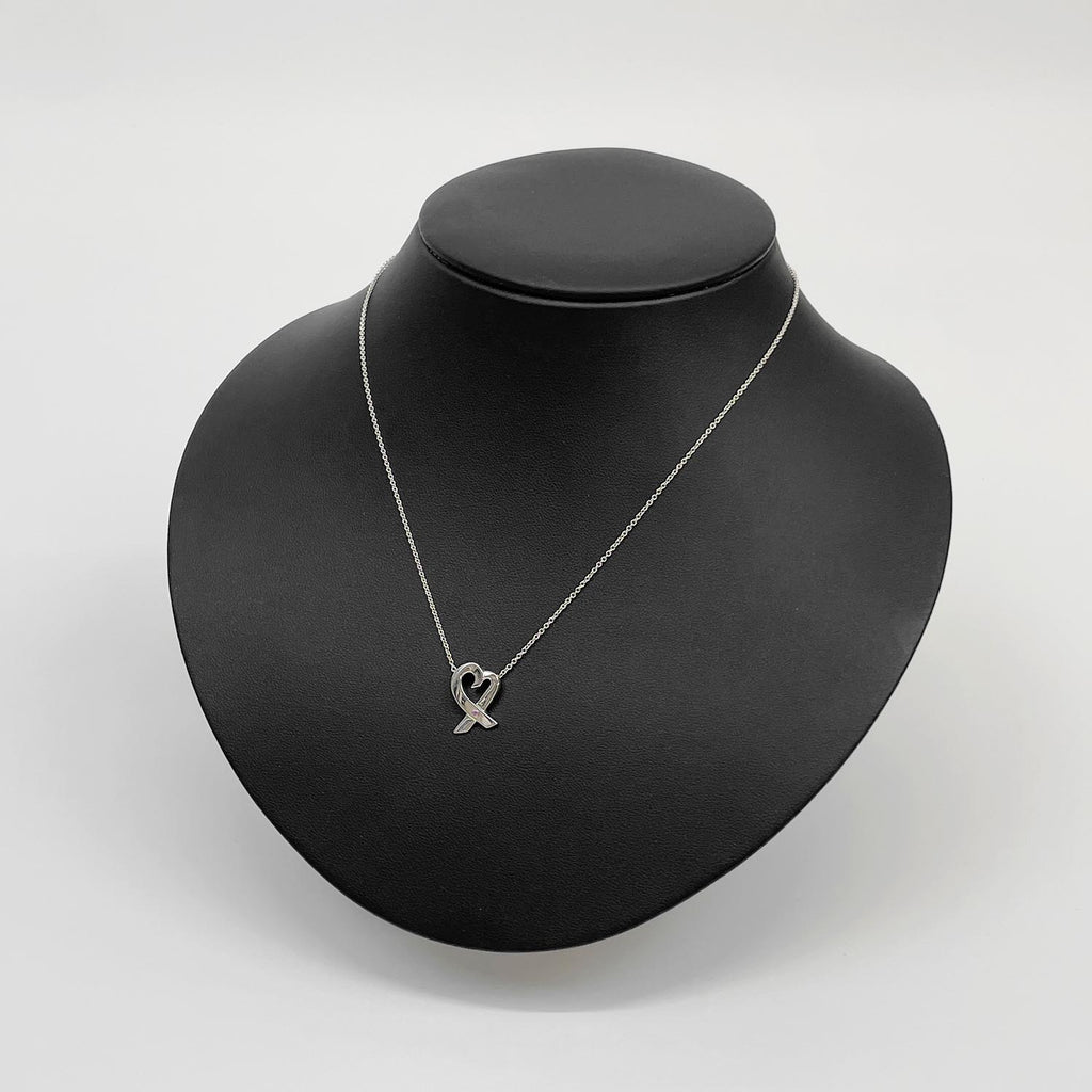 Tiffany＆Co. ティファニー ラビングハート ピンクサファイア 1P ネックレス SV925