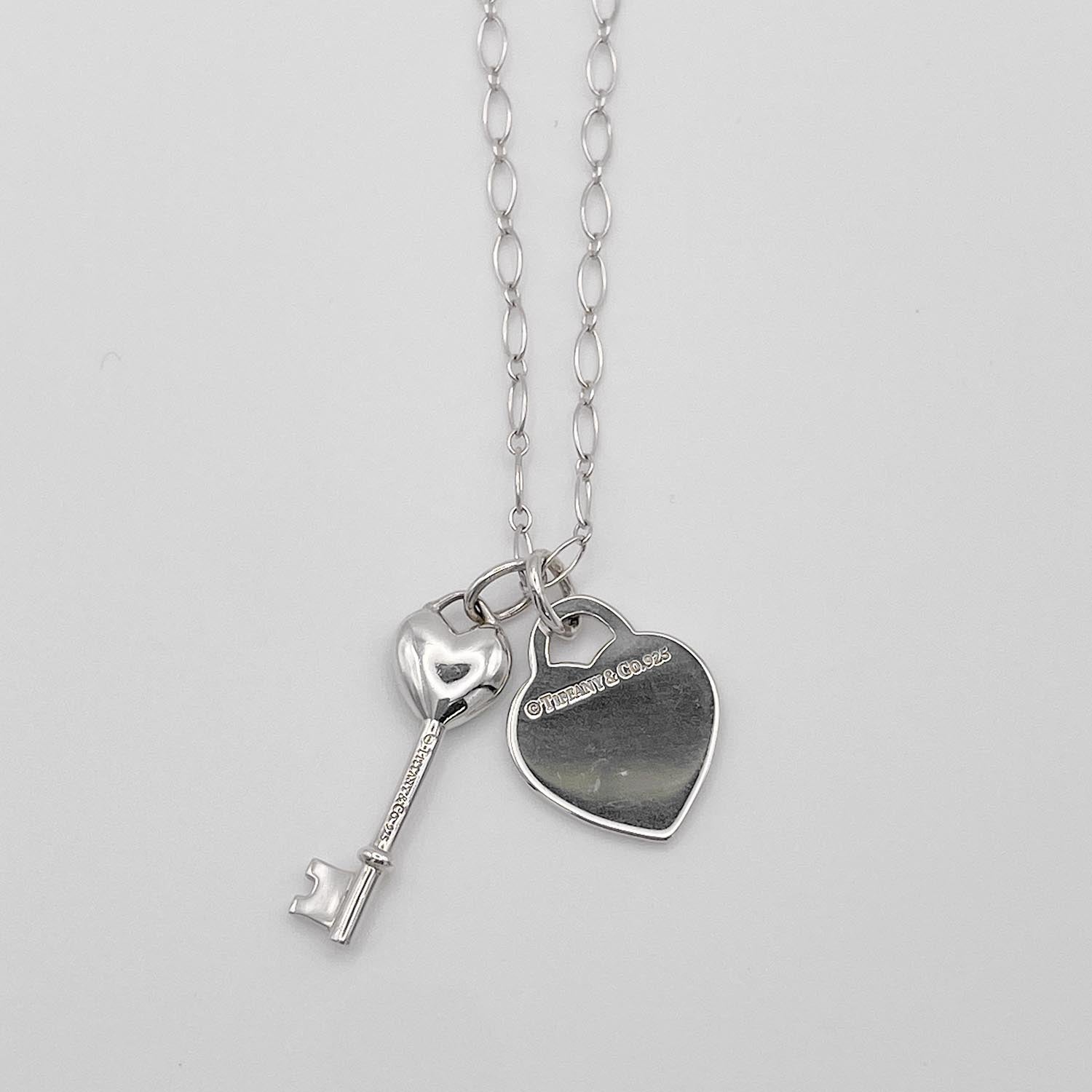 Tiffany&Co. ティファニー リターントゥ ハートタグ＆ハートキー ネックレス SV925