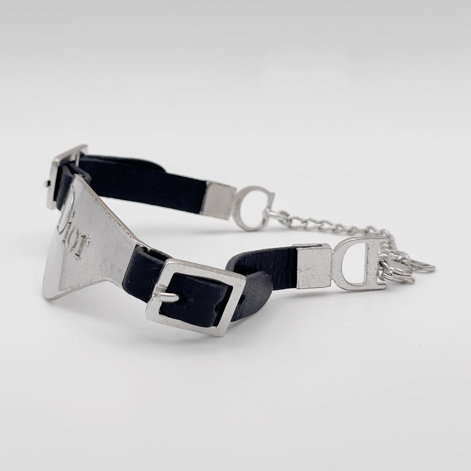 Dior ディオール ブレスレット ロゴ レザー