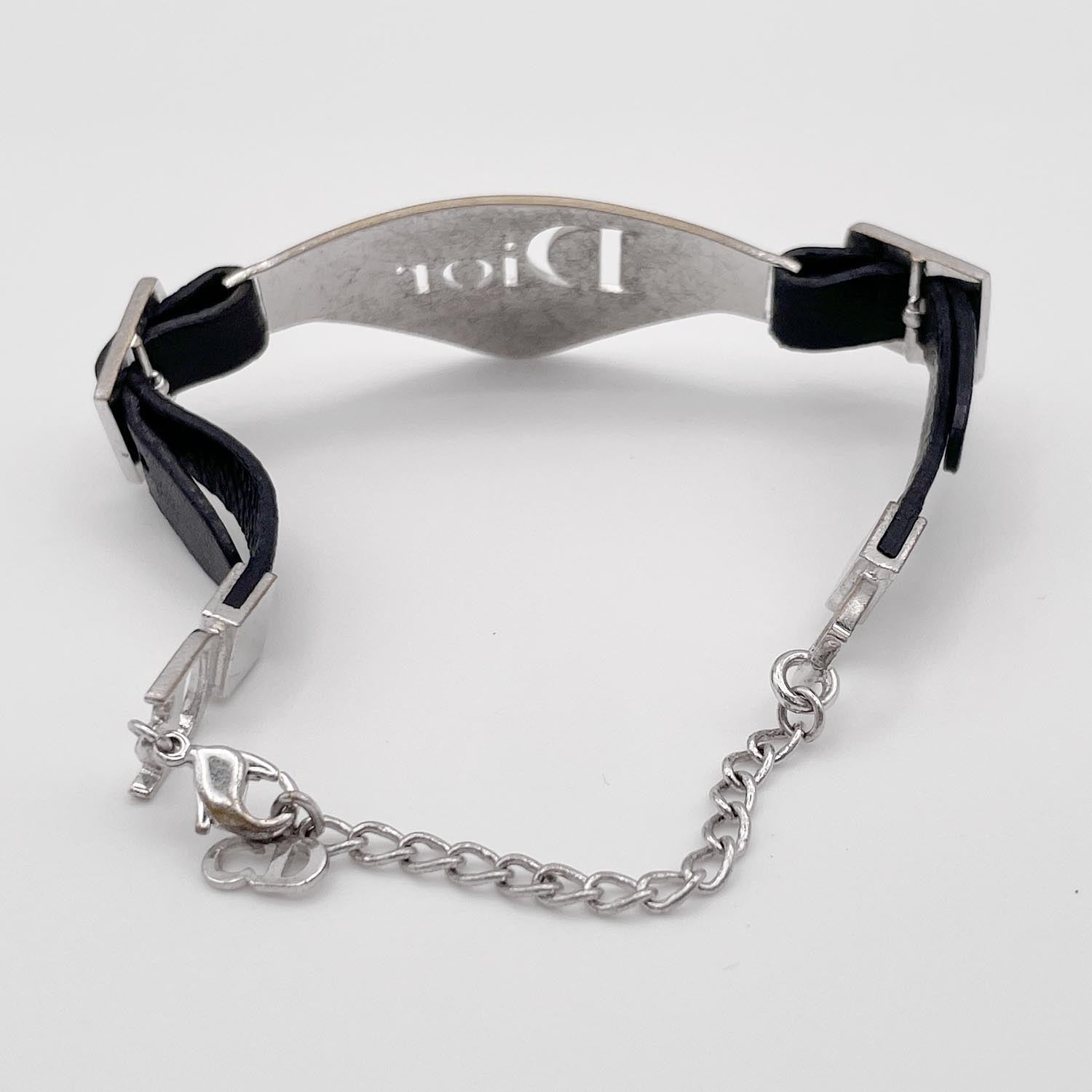 Dior ディオール ブレスレット ロゴ レザー