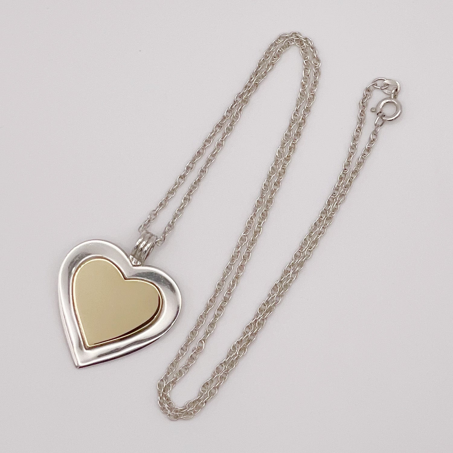 Tiffany&Co. ティファニー ハート ネックレス 18KT STERLING