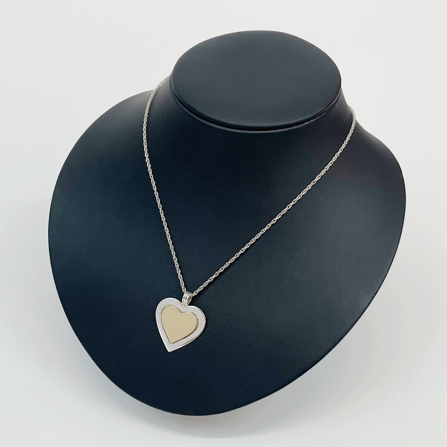 Tiffany&Co. ティファニー ハート ネックレス 18KT STERLING