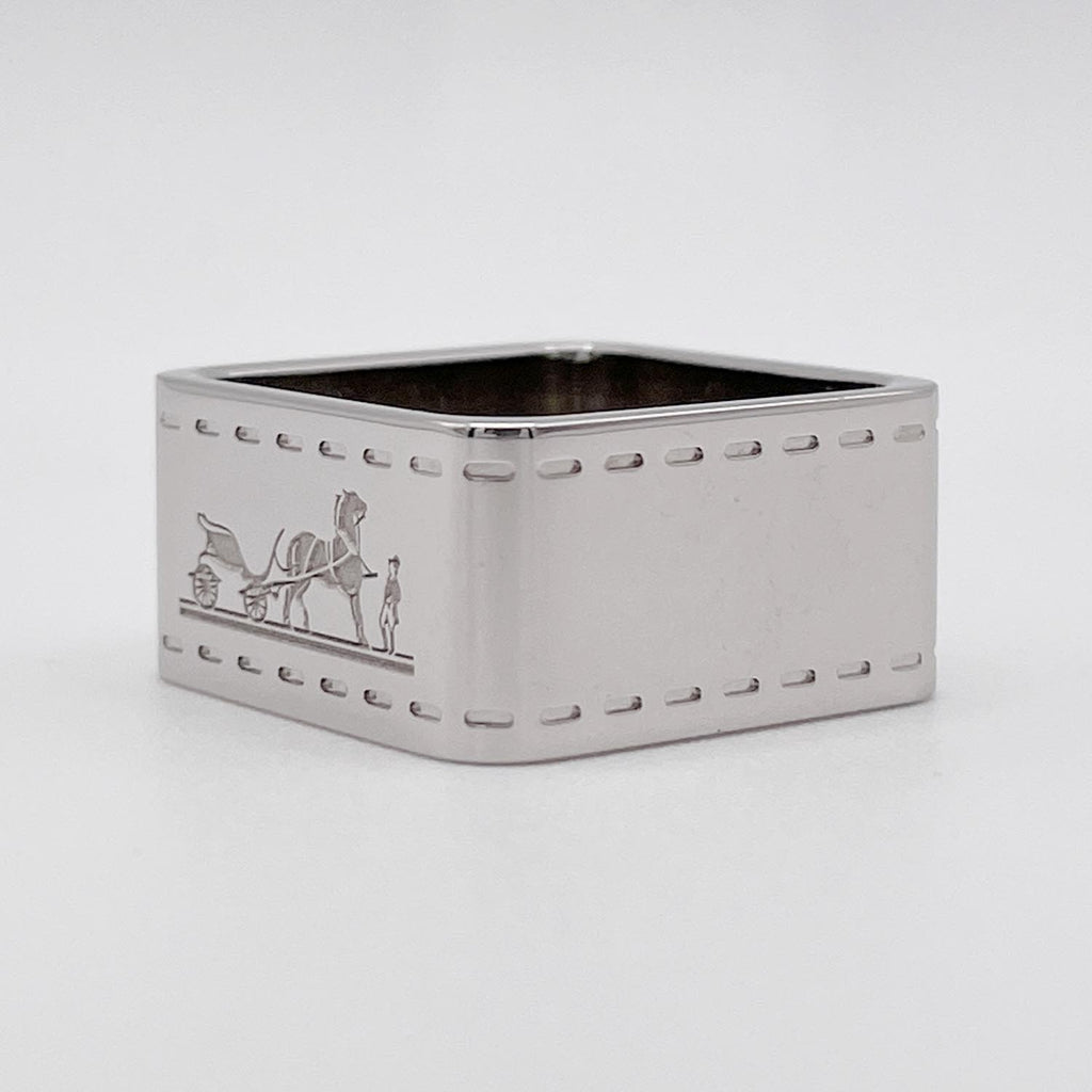 HERMES エルメス ボルデュック スカーフリング スクエア