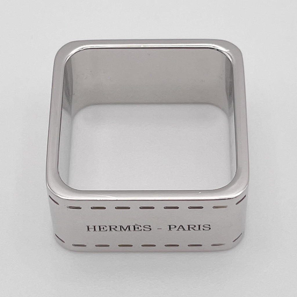 HERMES エルメス ボルデュック スカーフリング スクエア