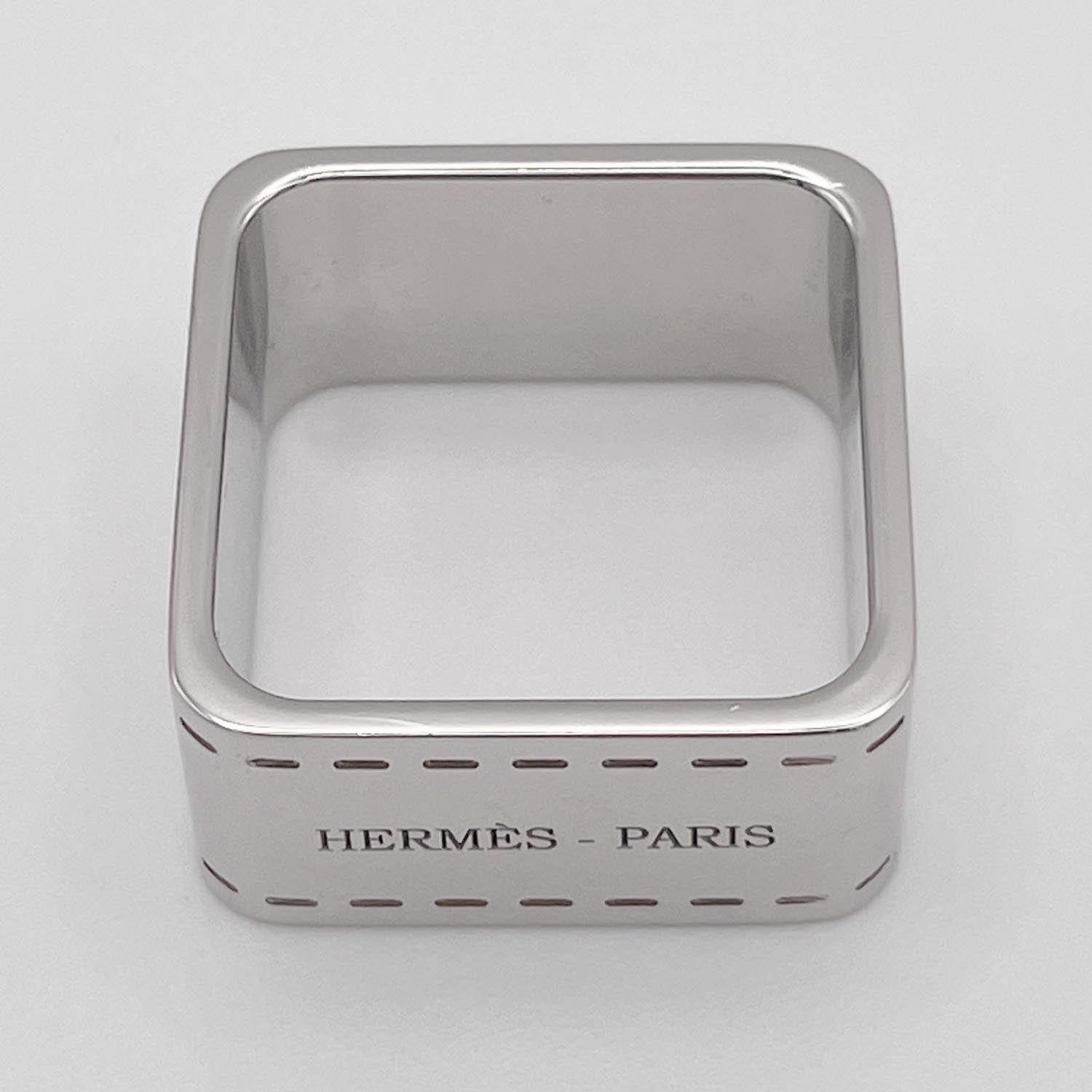 HERMES エルメス ボルデュック スカーフリング スクエア