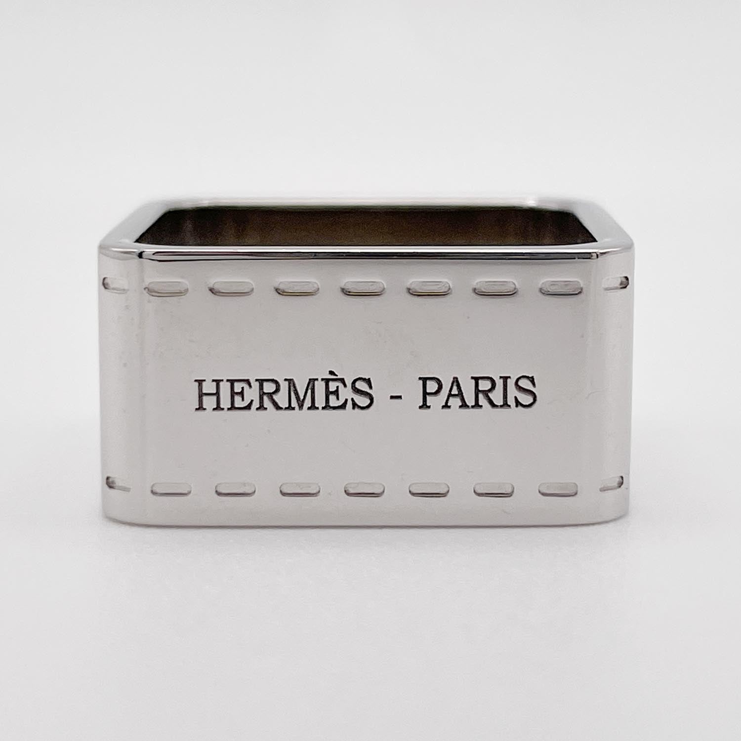 HERMES エルメス ボルデュック スカーフリング スクエア