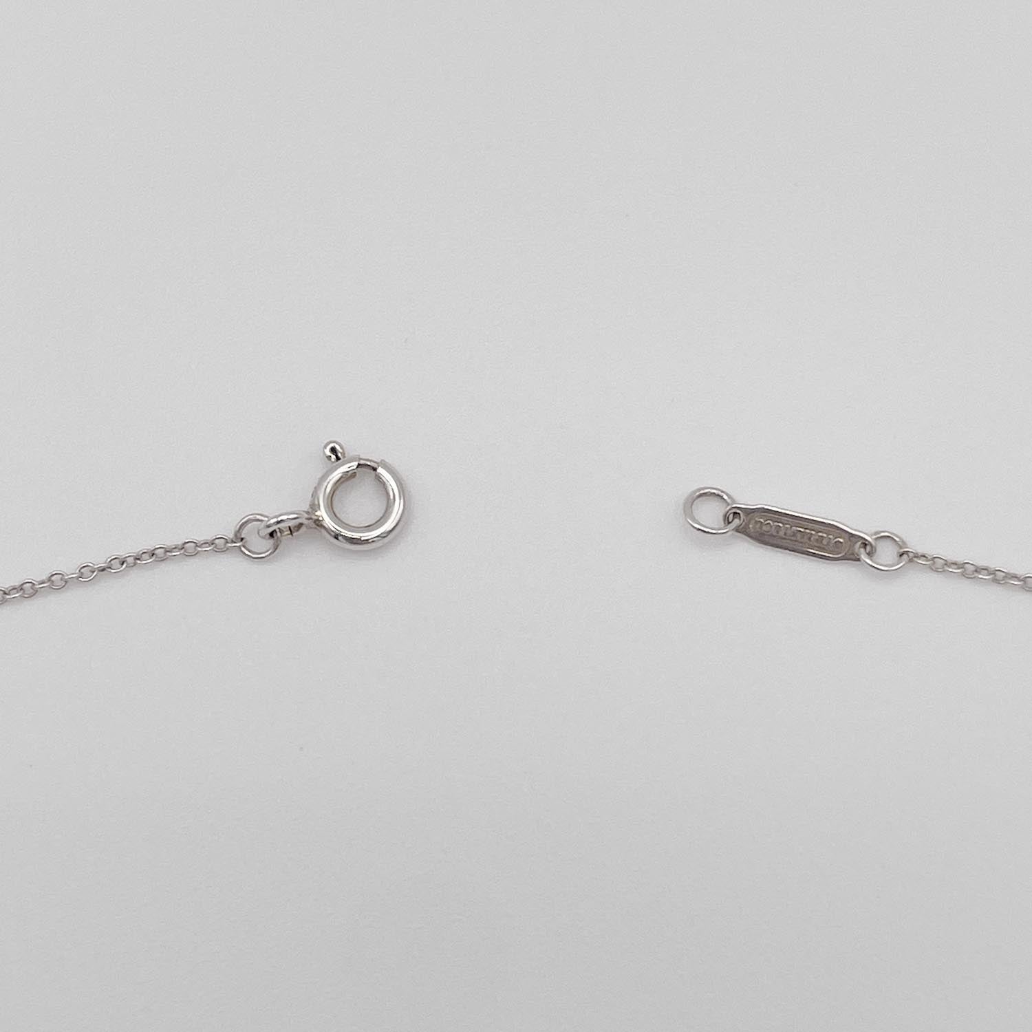 Tiffany&Co. 925 ティファニー アトラス 3シンボル 1Pダイヤ ネックレス