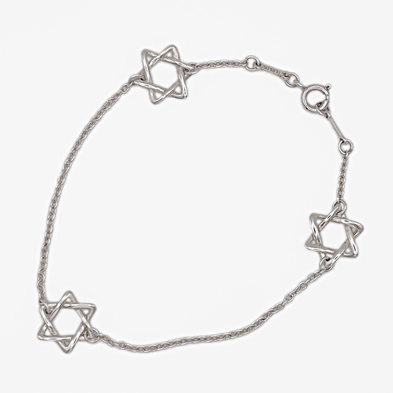 Tiffany&Co. ティファニー スターオブダビデ 3P ブレスレット SV925