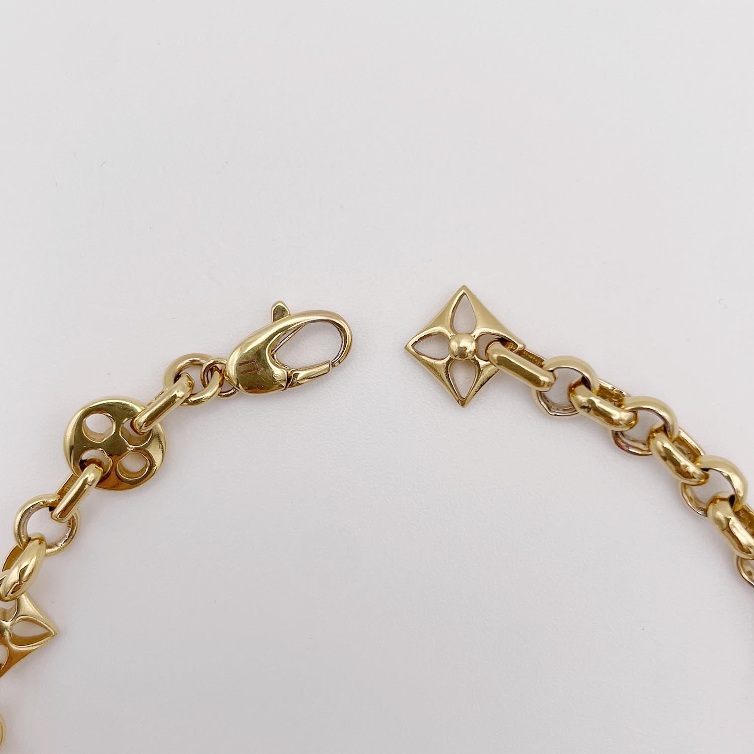 LOUIS VUITTON ヴィトン コリエクレイジー インロック M69621 ゴールド 13.9g ブレス