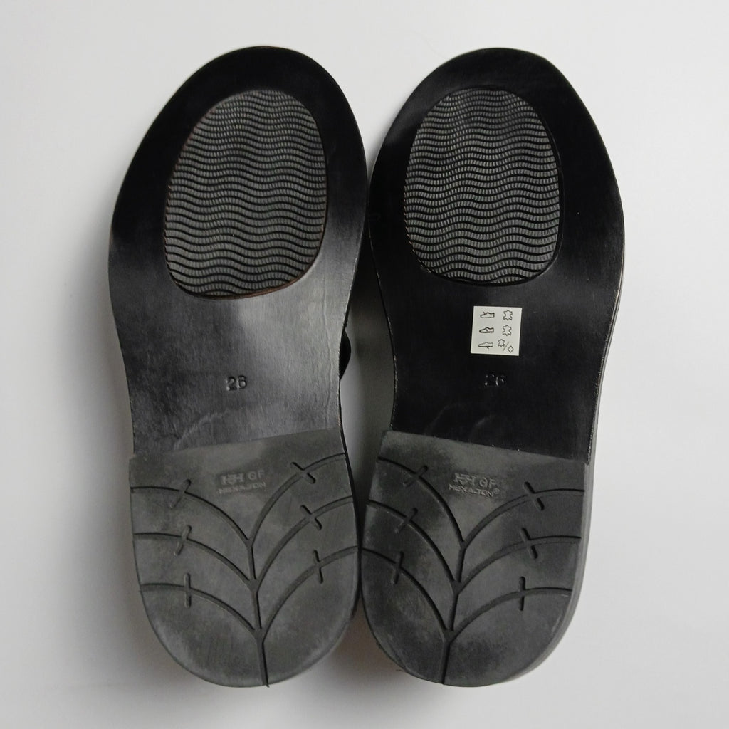 COMME des GARCONS オム レザー スリッポン フラットシューズ 26cm
