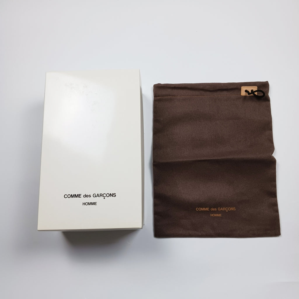 COMME des GARCONS オム レザー スリッポン フラットシューズ 26cm