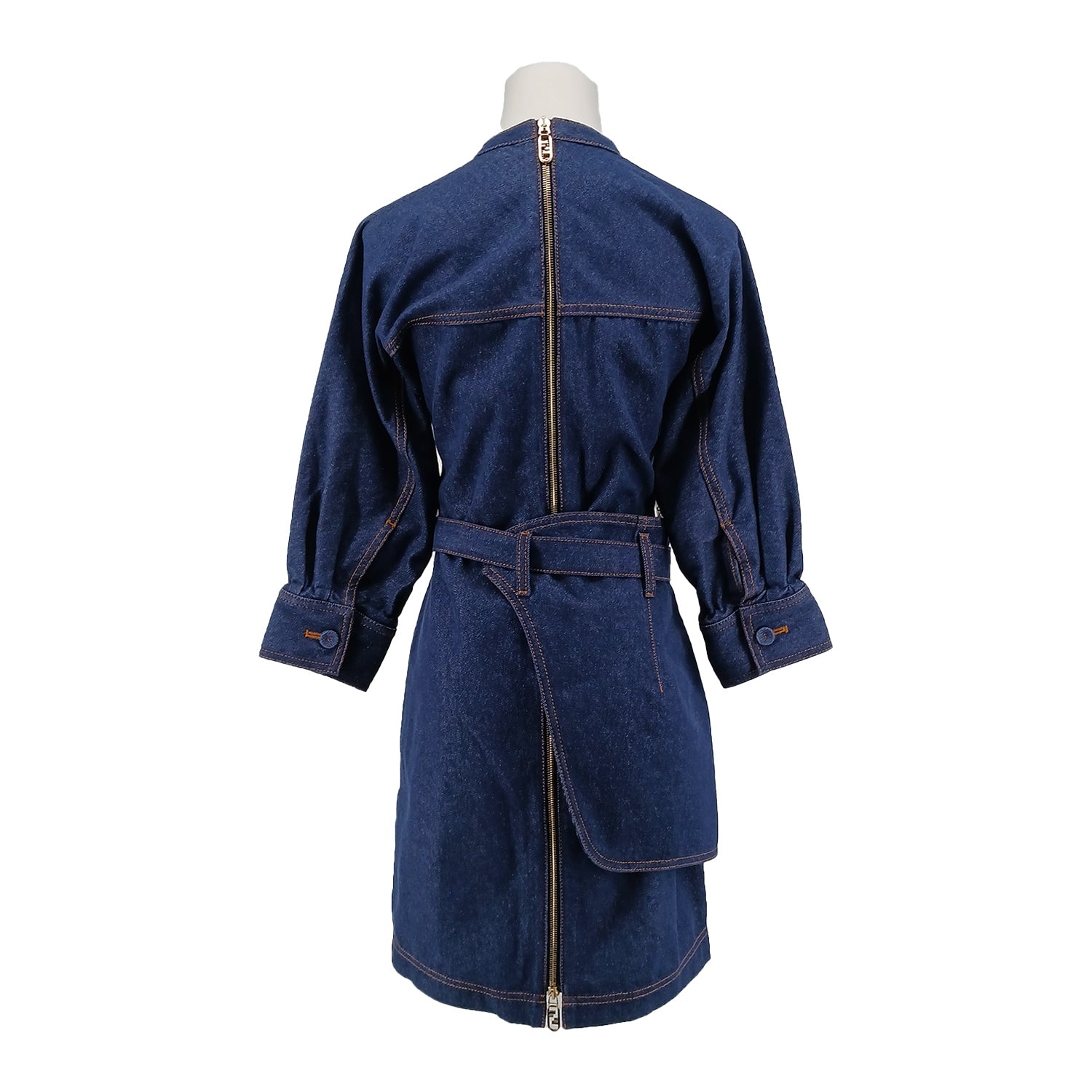 FENDI フェンディ デニムドレス ワンピース 22AW 36