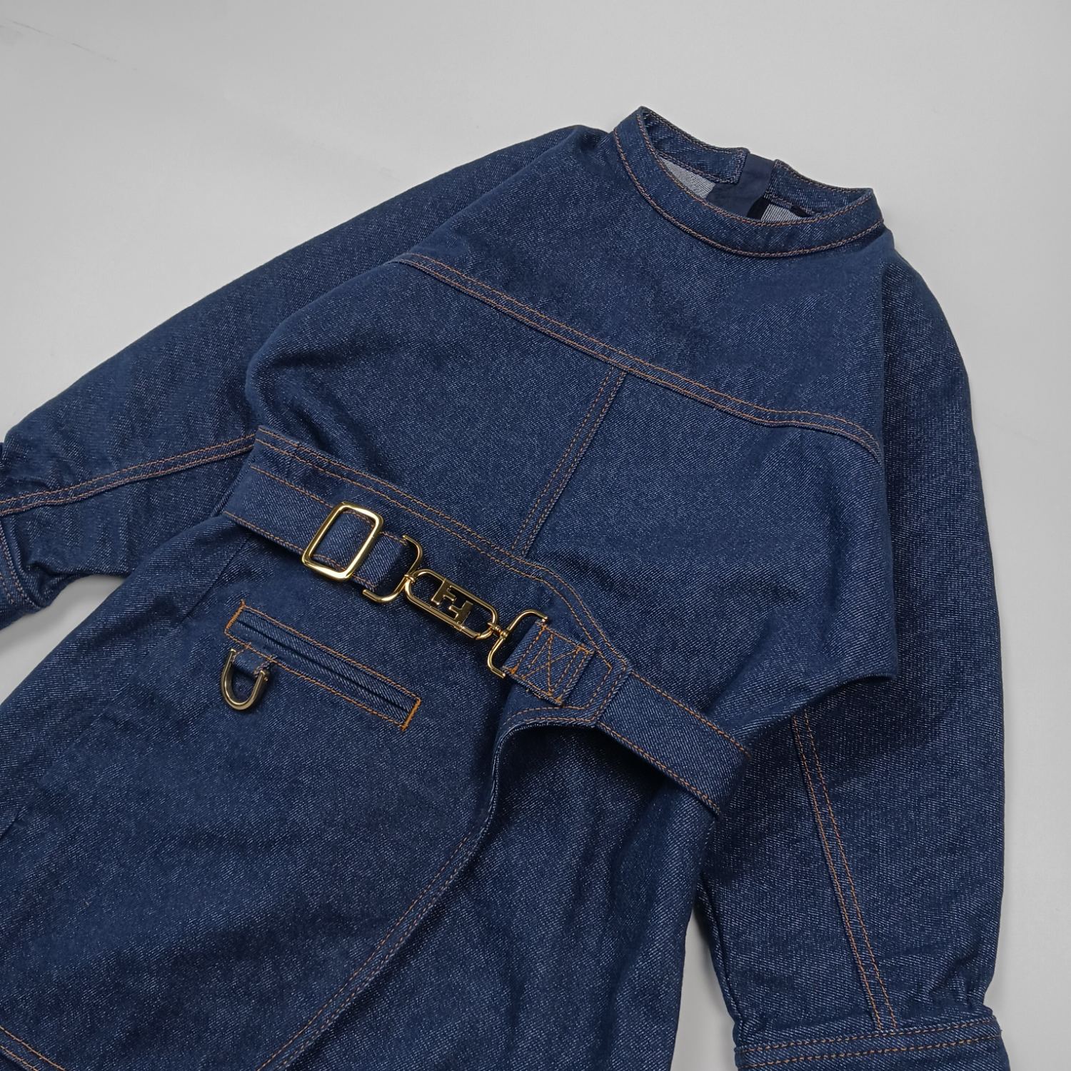 FENDI フェンディ デニムドレス ワンピース 22AW 36
