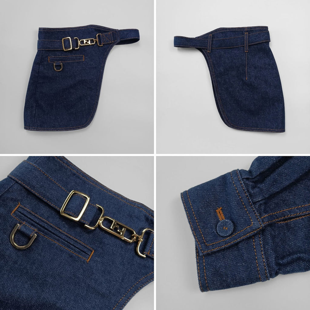 FENDI フェンディ デニムドレス ワンピース 22AW 36