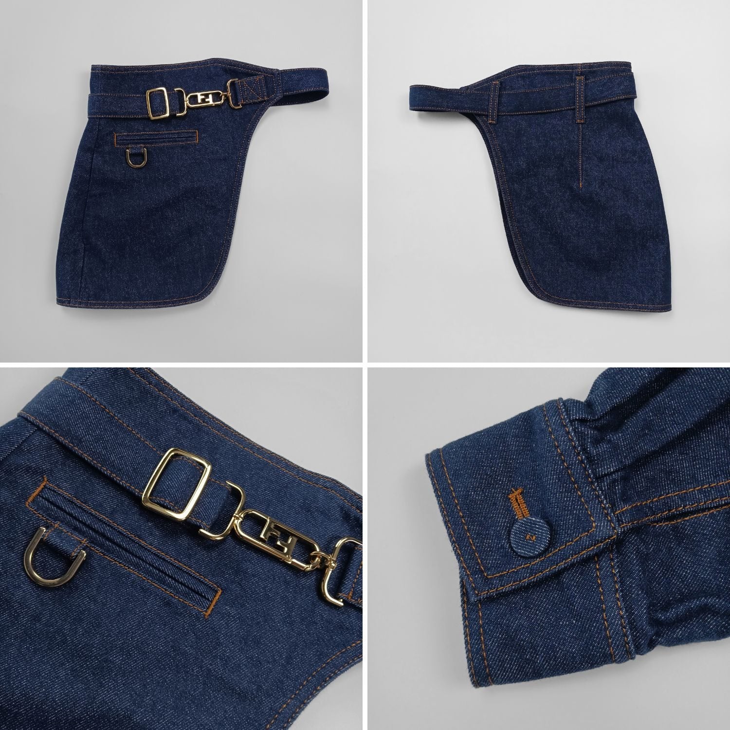 FENDI フェンディ デニムドレス ワンピース 22AW 36