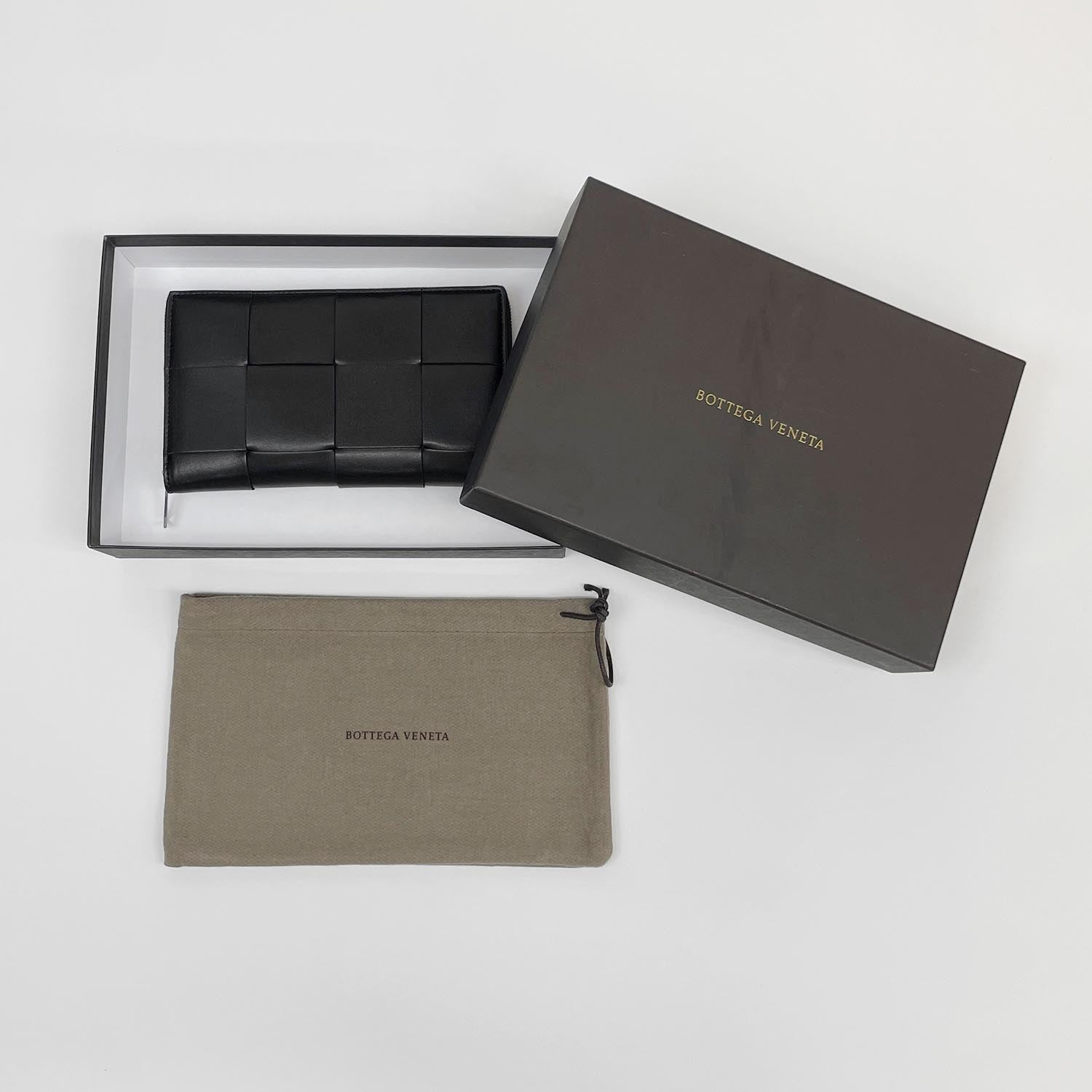 BOTTEGA VENETA ボッテガヴェネタ カセット ジップアラウンドウォレット 長財布