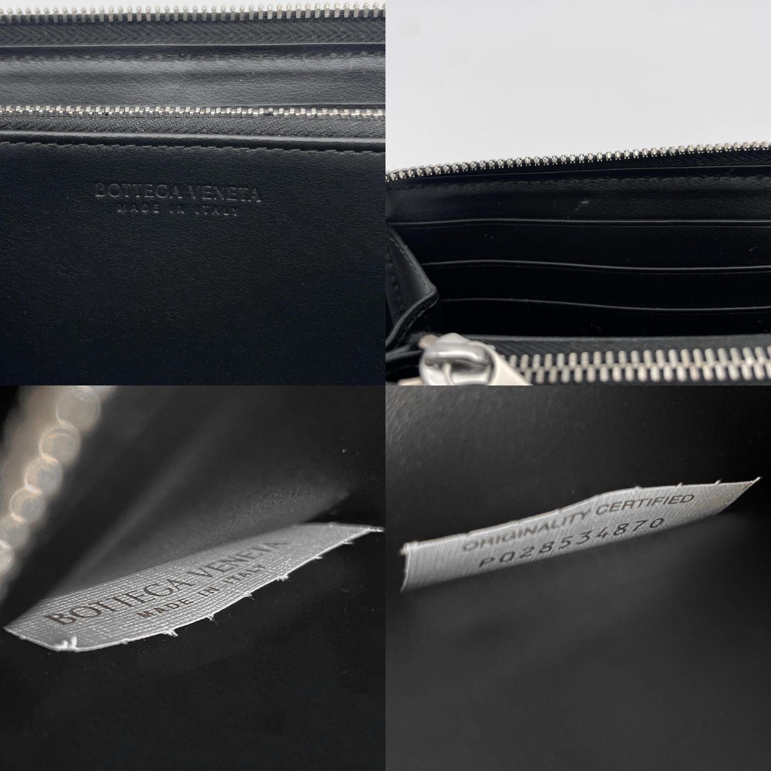 BOTTEGA VENETA ボッテガヴェネタ カセット ジップアラウンドウォレット 長財布