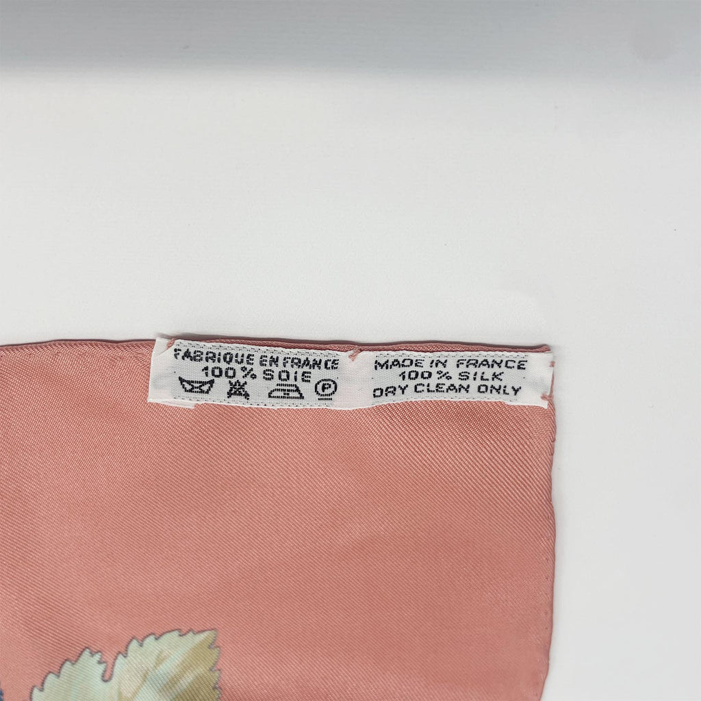 美品 HERMES エルメス カレ90 LARBRE de SOIE 絹の木 スカーフ