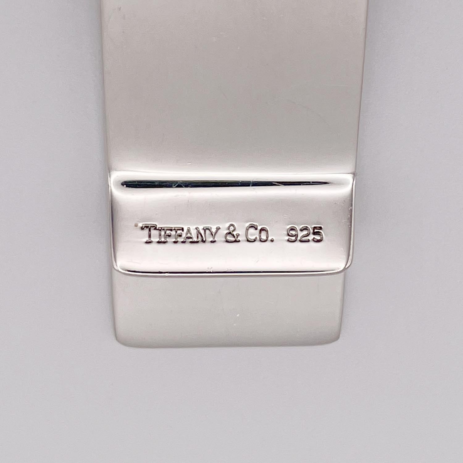 Tiffany&Co. ティファニー エンジンターン マネークリップ SV925