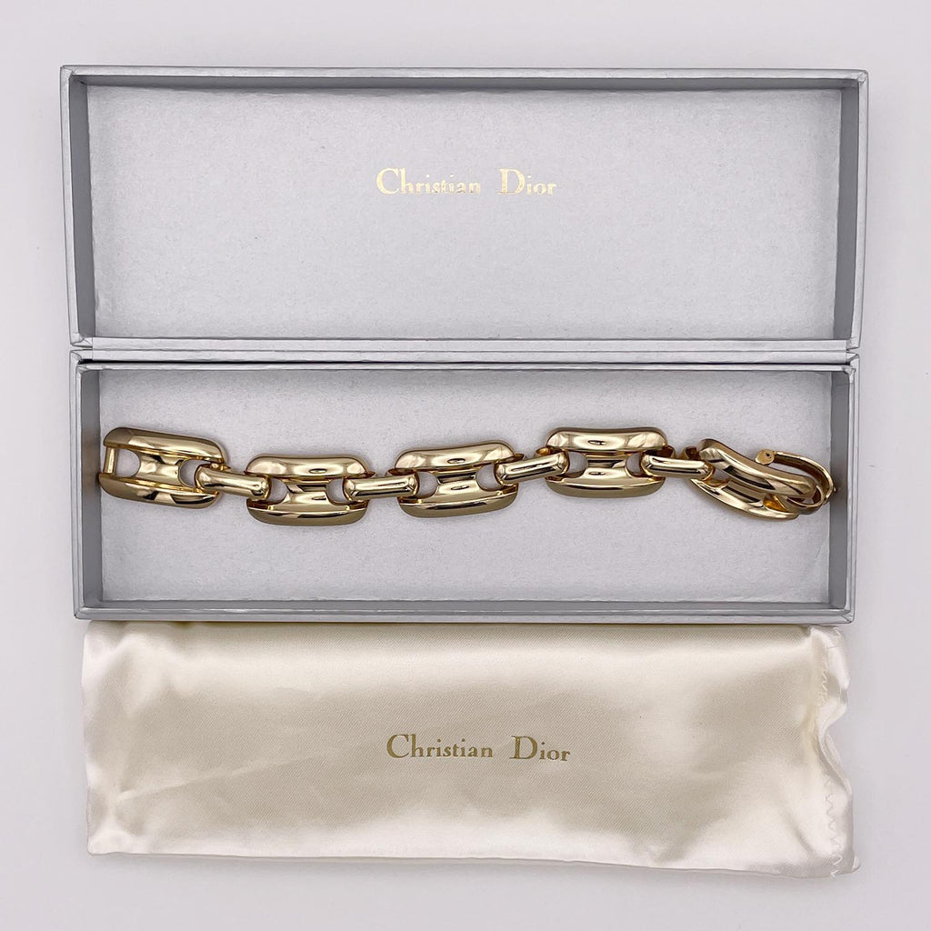 Christian Dior ディオール チェーンブレスレット ヴィンテージ