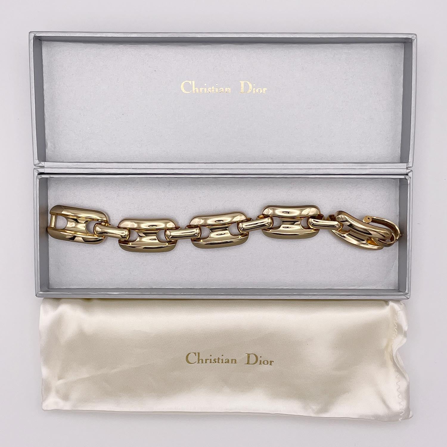 Christian Dior ディオール チェーンブレスレット ヴィンテージ