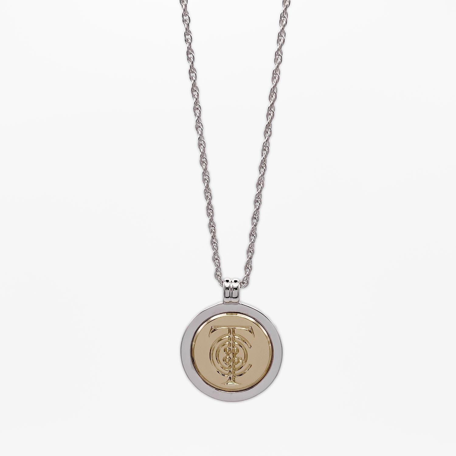 新品仕上済Tiffany&Co. T&Cコイン コンビ ネックレス SV925 750