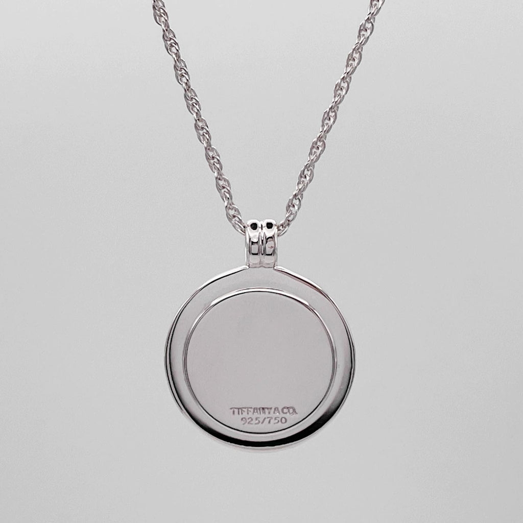 新品仕上済Tiffany&Co. T&Cコイン コンビ ネックレス SV925 750