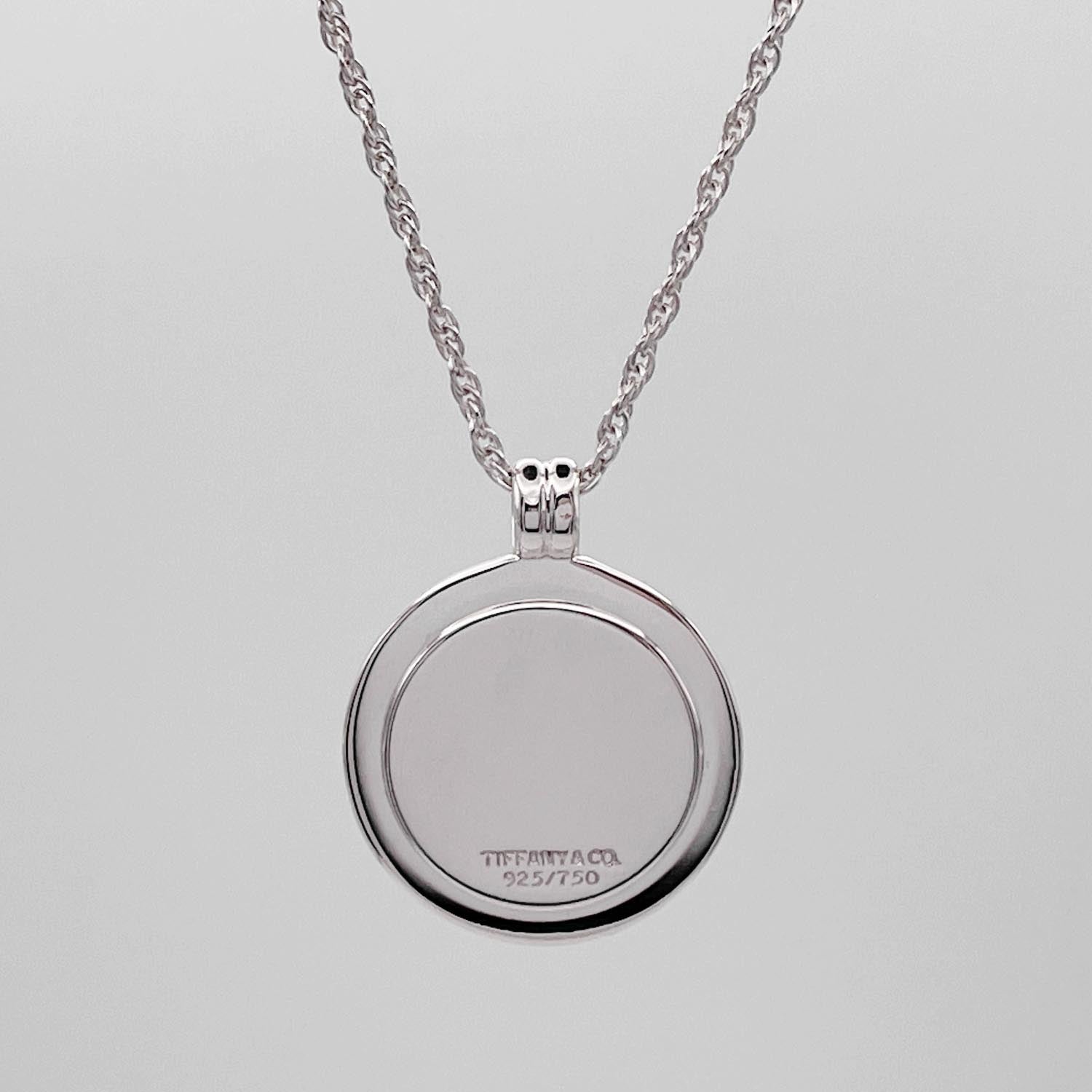 新品仕上済Tiffany&Co. T&Cコイン コンビ ネックレス SV925 750