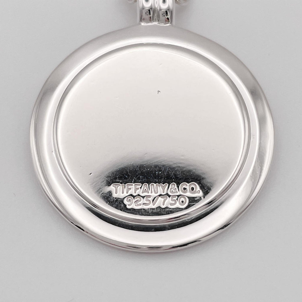 新品仕上済Tiffany&Co. T&Cコイン コンビ ネックレス SV925 750