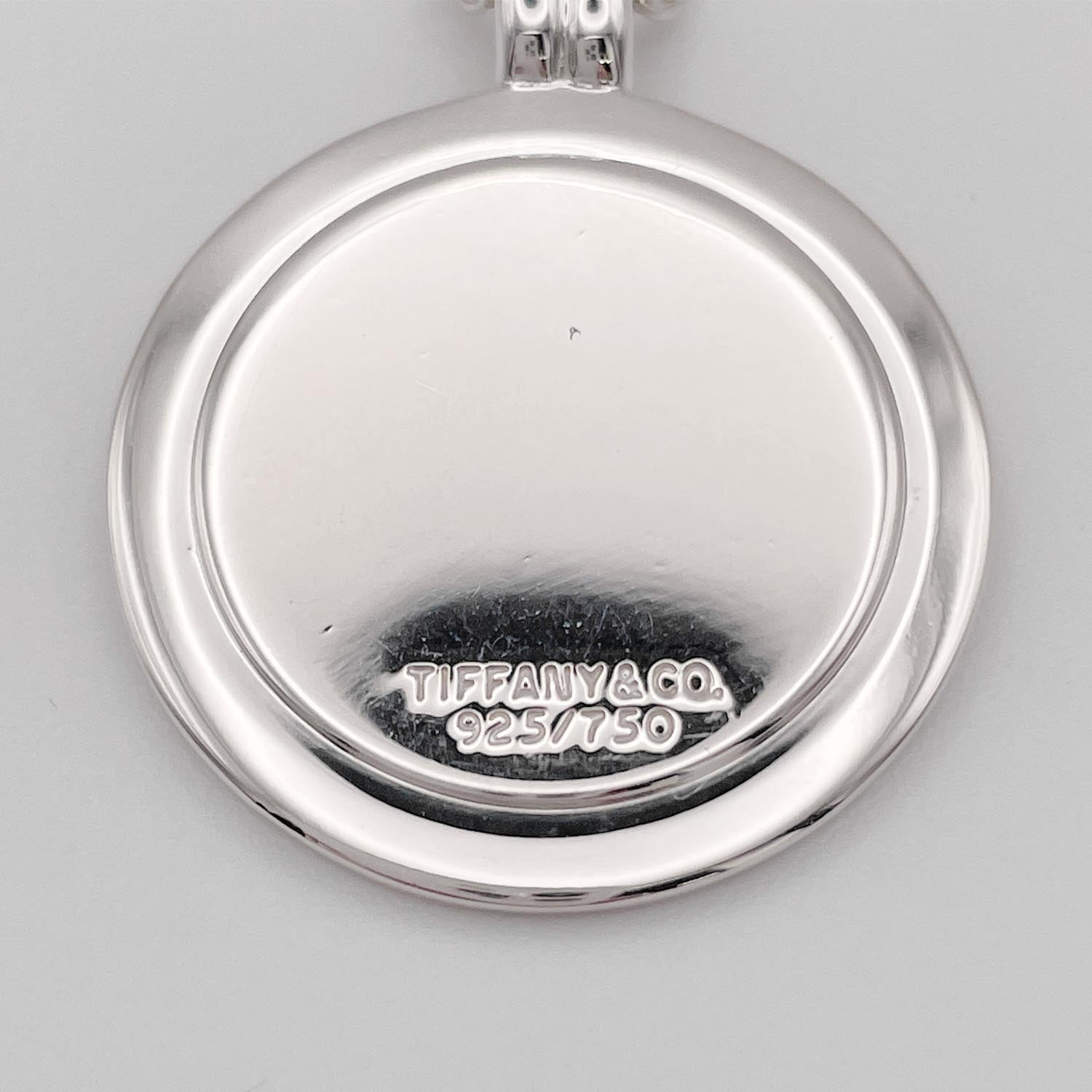 新品仕上済Tiffany&Co. T&Cコイン コンビ ネックレス SV925 750