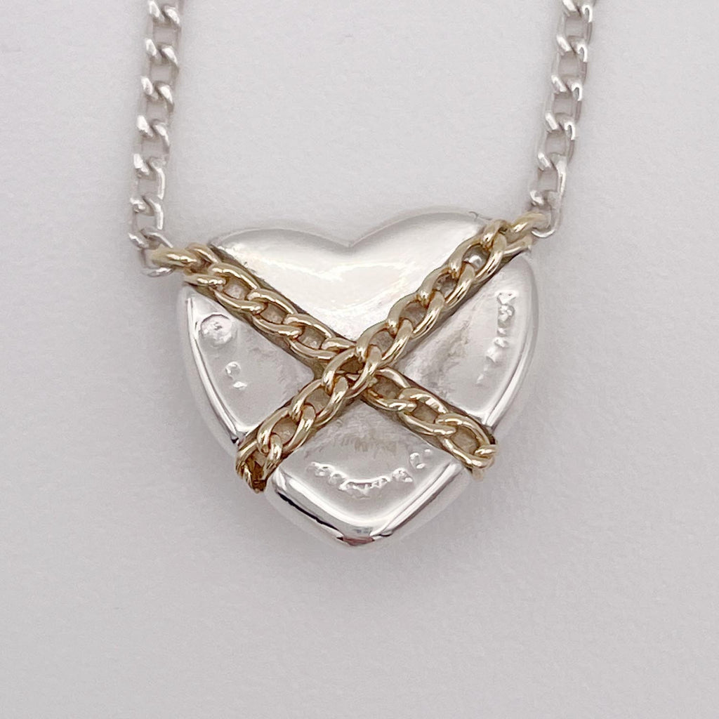 新品仕上済 Tiffany&Co. ティファニー クロスハート ネックレス 925 750