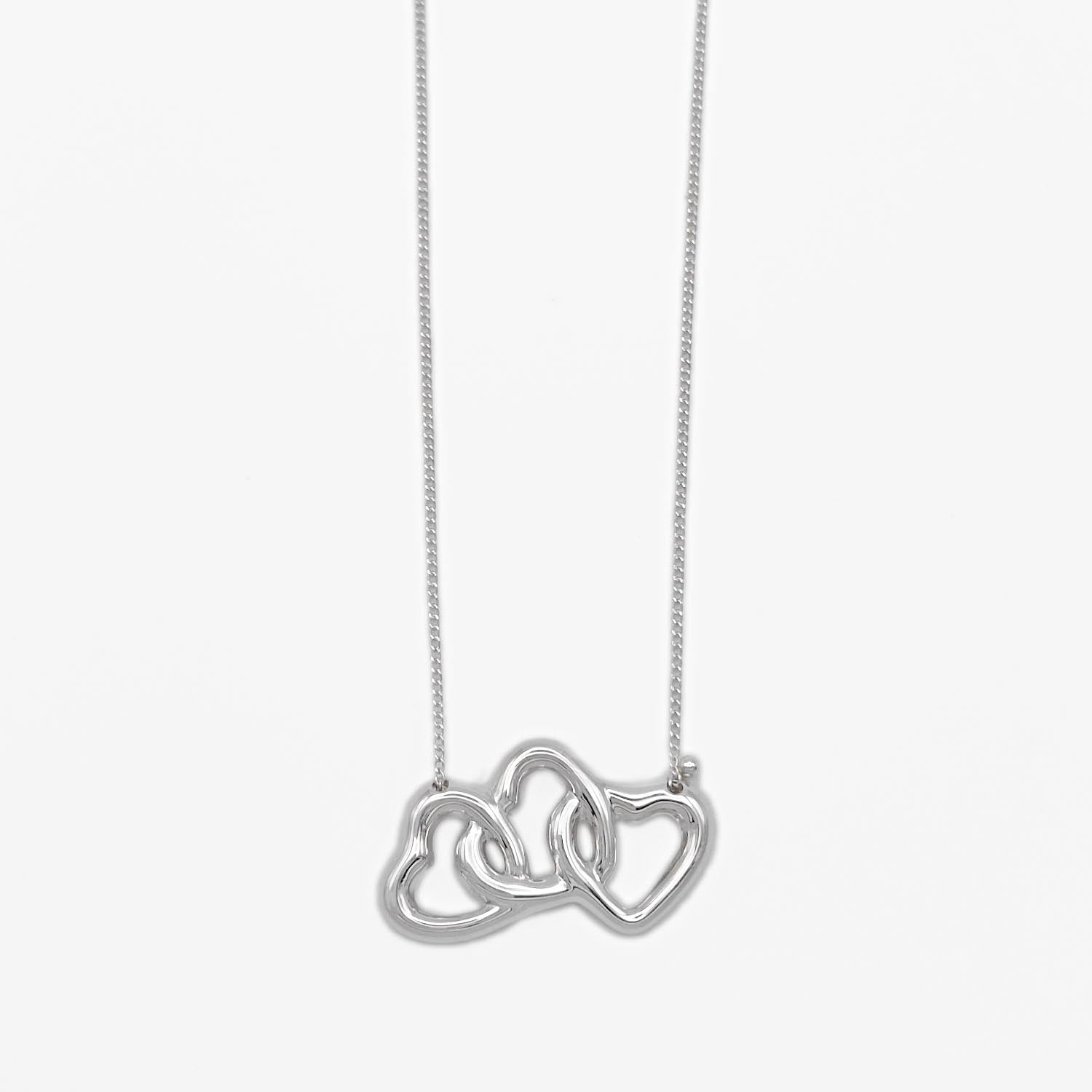 新品仕上済 Tiffany&Co. ティファニー トリプルハート ネックレス SV925
