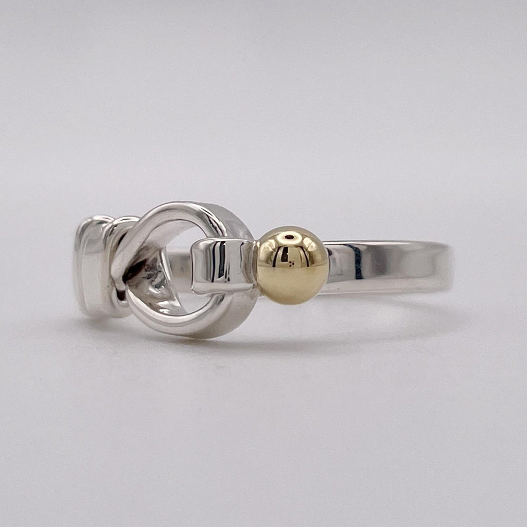 新品仕上済 Tiffany&Co. ティファニー 14.5号フック＆アイ リング 925 750