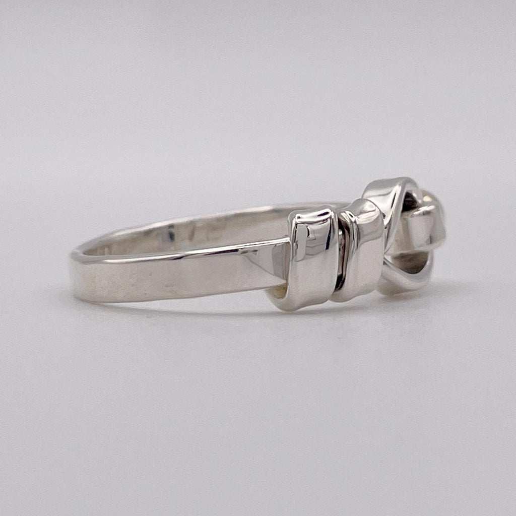 新品仕上済 Tiffany&Co. ティファニー 14.5号フック＆アイ リング 925 750