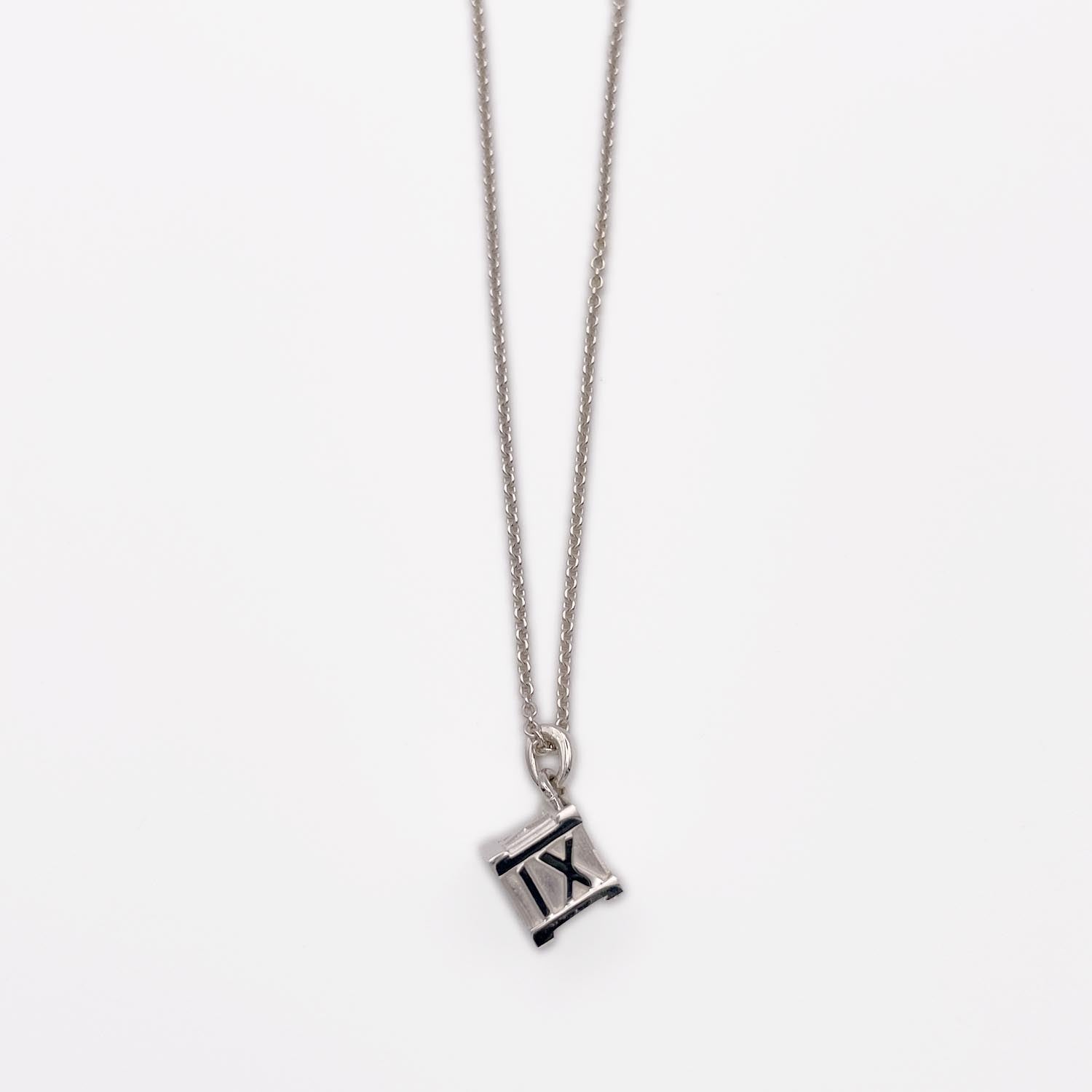 新品仕上済 Tiffany&Co. ティファニー アトラス キューブ ネックレス SV925 5.1g
