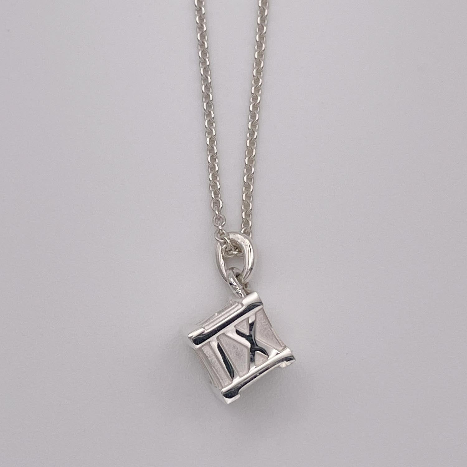新品仕上済 Tiffany&Co. ティファニー アトラス キューブ ネックレス SV925 5.1g