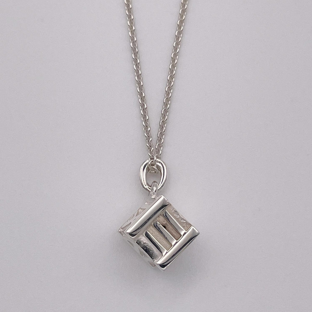 新品仕上済 Tiffany&Co. ティファニー アトラス キューブ ネックレス SV925 5.1g
