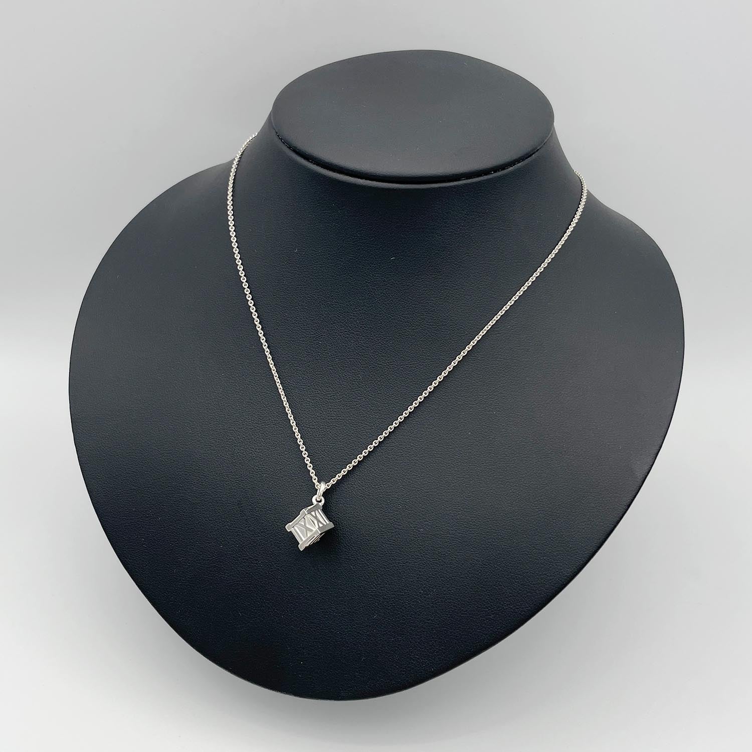 新品仕上済 Tiffany&Co. ティファニー アトラス キューブ ネックレス SV925 5.1g