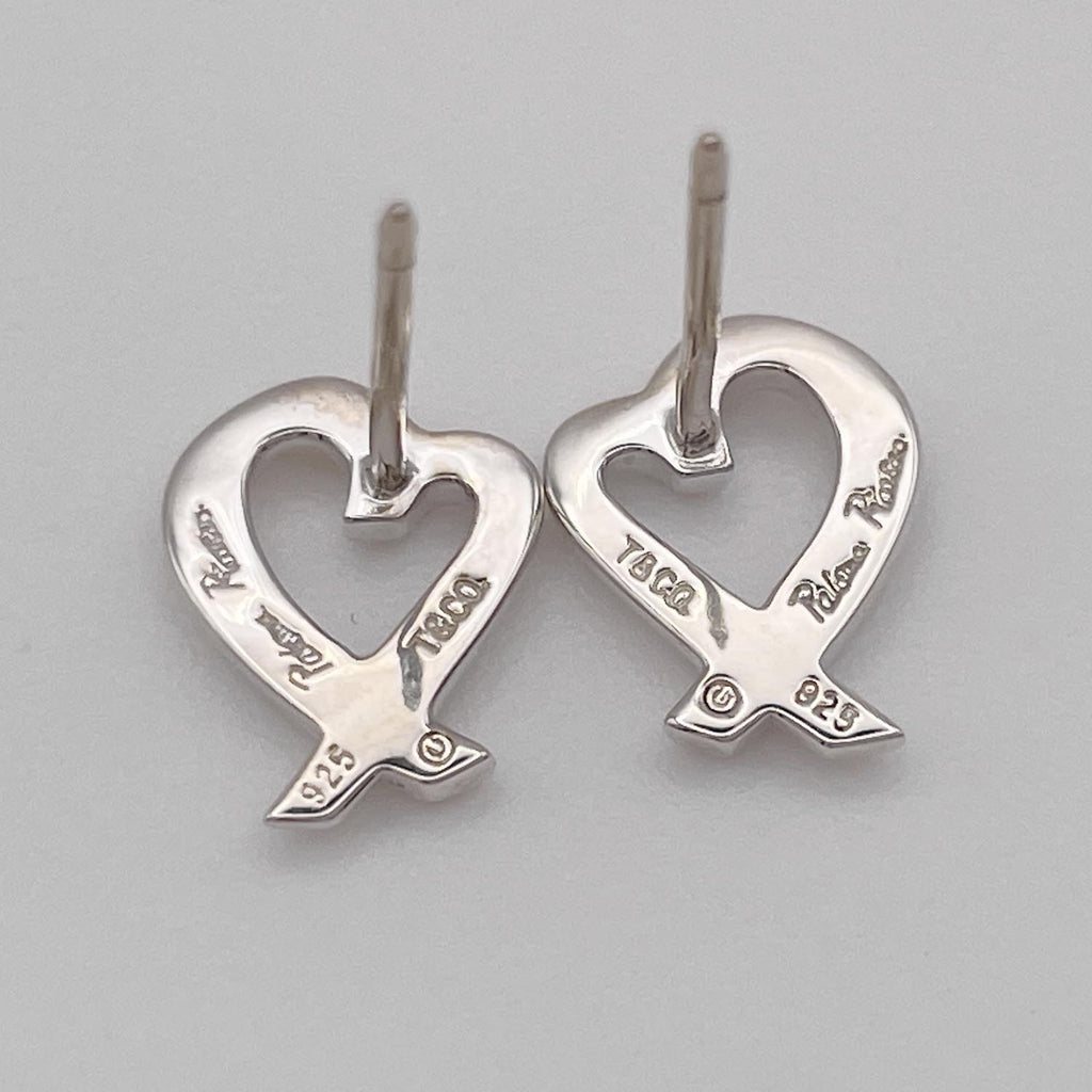 新品仕上済 Tiffany&Co. ティファニー ラビングハート ピアス 925