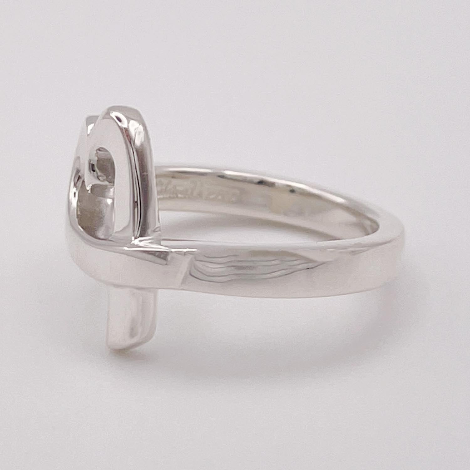 新品仕上済 Tiffany&Co. ティファニー 10号 リング ラビングハート 925