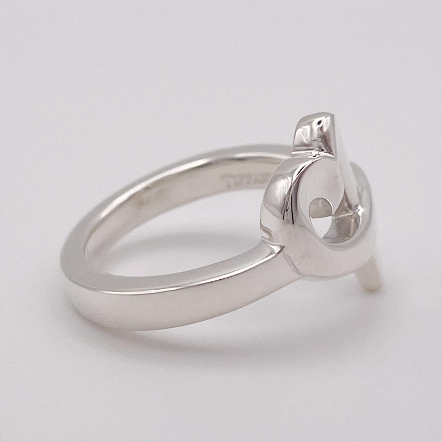 新品仕上済 Tiffany&Co. ティファニー 10号 リング ラビングハート 925