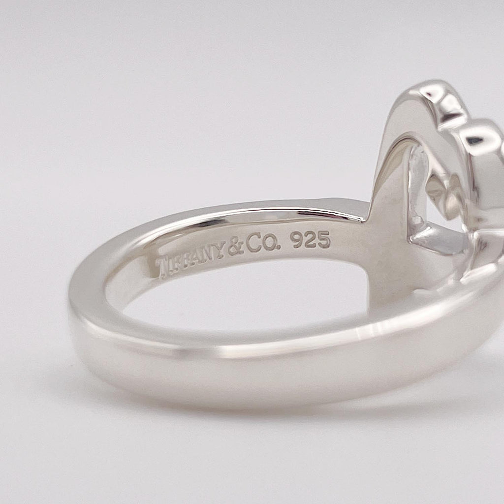 新品仕上済 Tiffany&Co. ティファニー 10号 リング ラビングハート 925